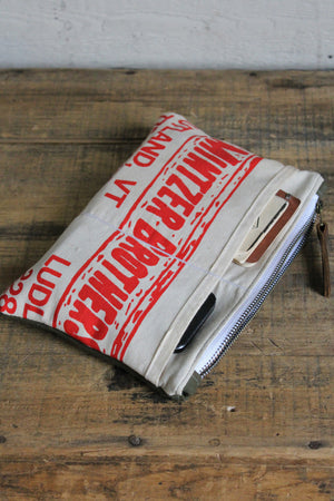 WWII era Canvas & Lumber Apron Utility Pouch