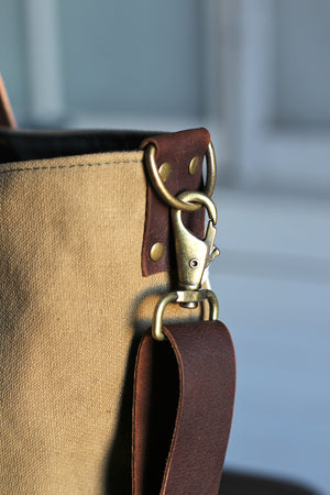 WWII era Canvas & Work Apron Carryall