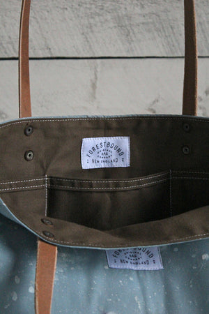 1970's era Painter's Drop Cloth Tote Bag