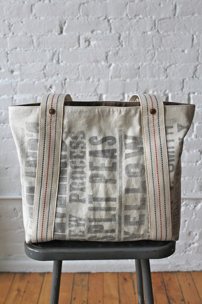 1950's era Feed Sack Carryall