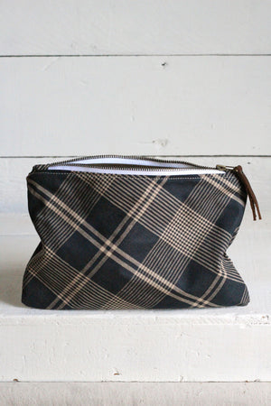 Deadstock Blue Plaid Utility Pouch