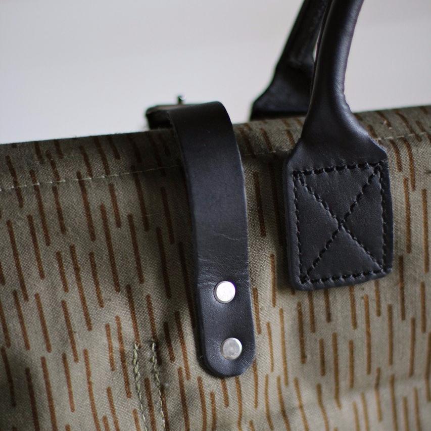 1950's era Rain Pattern Camo Utility Bag - SAMPLE
