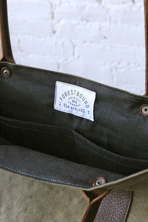 WWII era Canvas Carryall