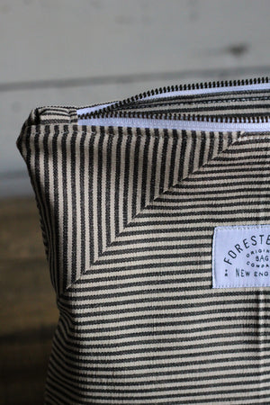 Deadstock Striped Canvas Utility Pouch