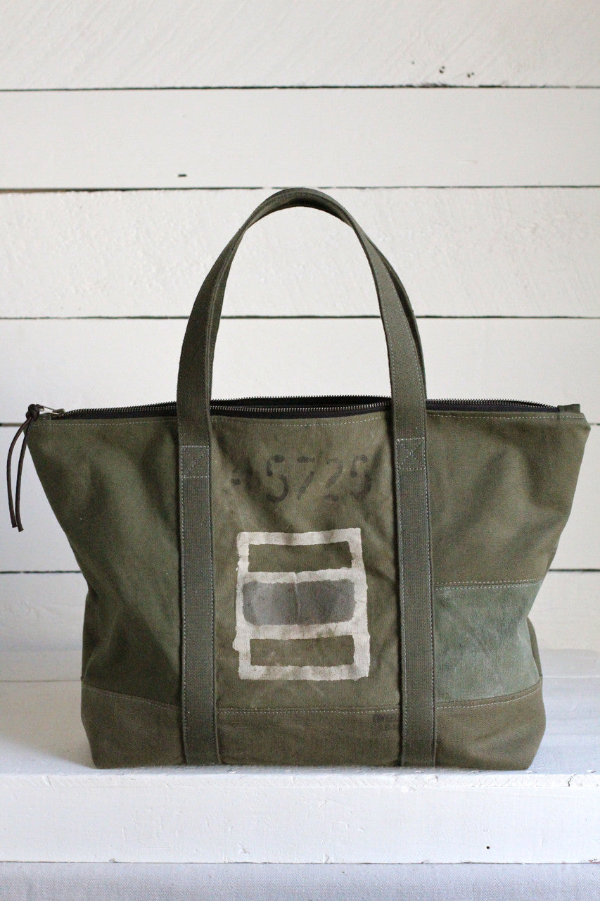 WWII era Canvas Travel Tote