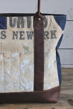 WWII era Denim & Lumber Apron Carryall