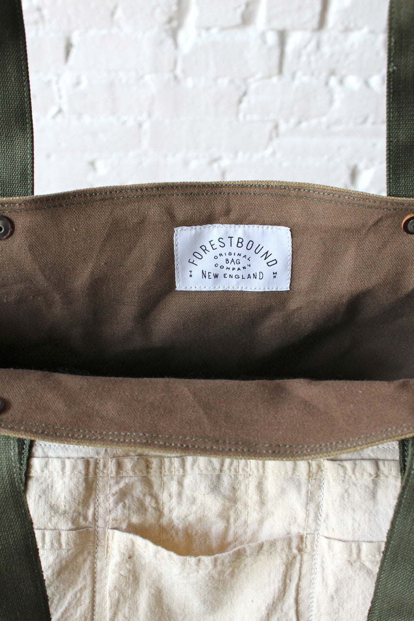 WWII era Canvas Carryall