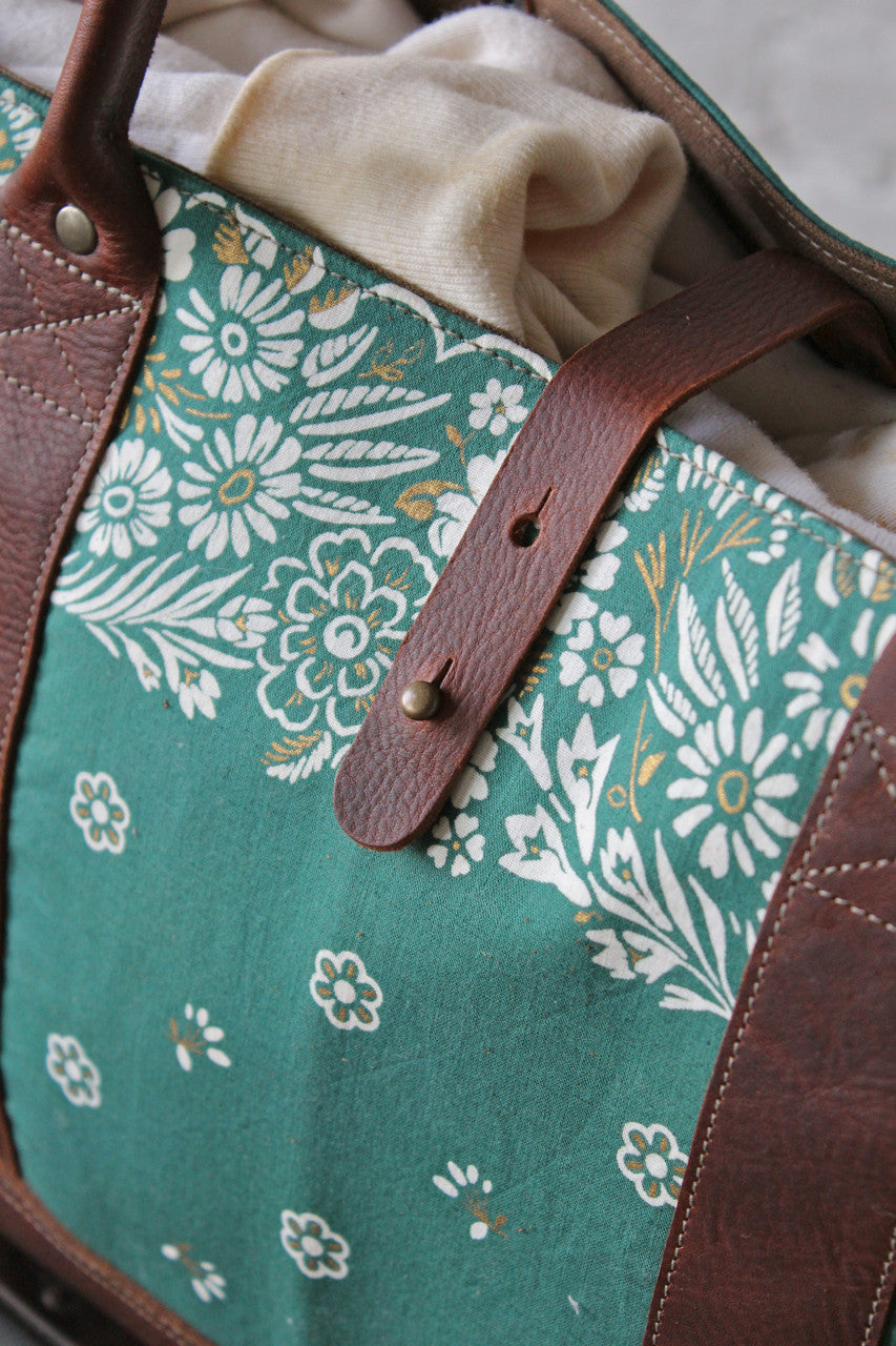 Salvaged Bandana Weekend Bag