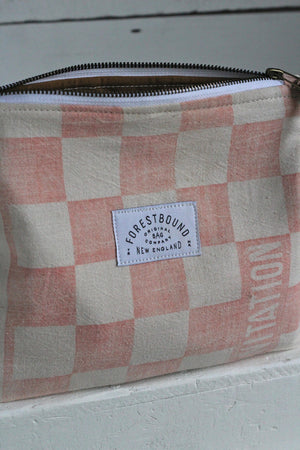 1950's era Farm Feedsack Utility Pouch