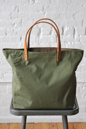 WWII era Two Tone US Military Canvas Tote Bag