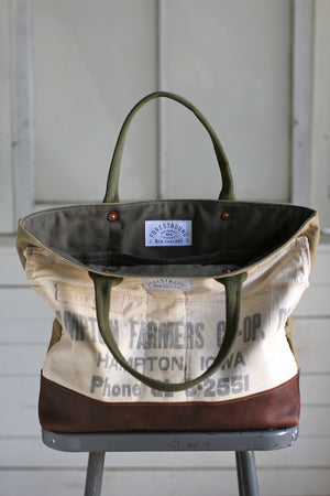 WWII era Canvas and Work Apron Carryall