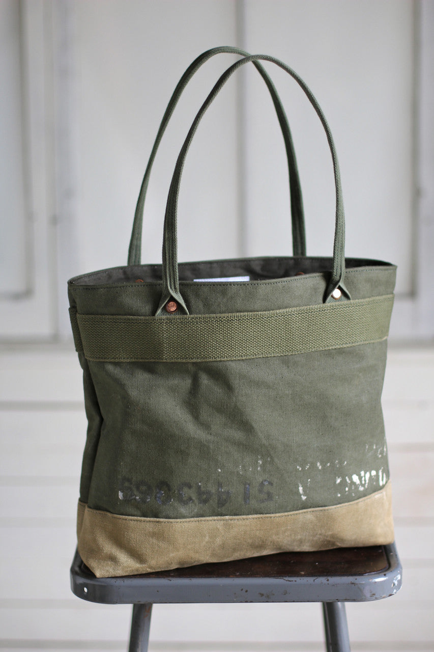 WWII era Canvas Tote Bag