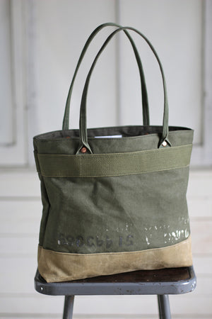 WWII era Canvas Tote Bag