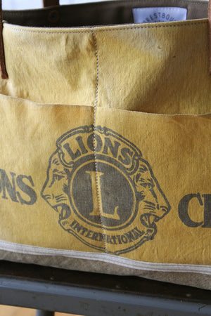 WWII era Canvas & Work Apron Tote Bag