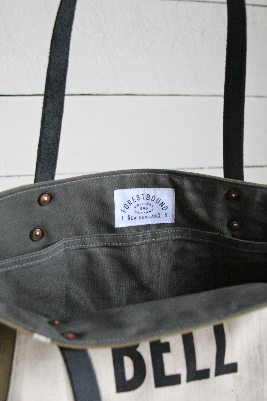 1940's era Canvas & Lumber Apron Carryall