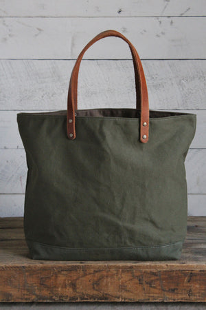 WWII era Military Canvas Pocket Tote