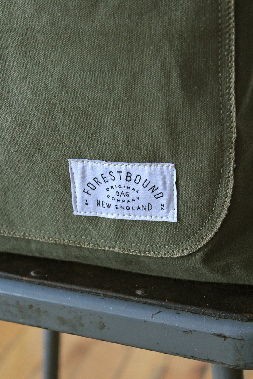 WWII era US Military Canvas Pocket Tote Bag