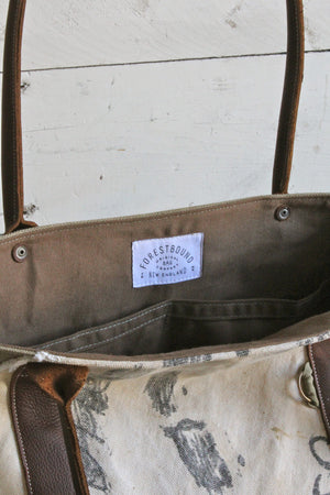 WWII era USN Canvas Carryall
