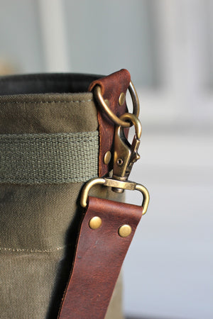 WWII era Canvas Carryall