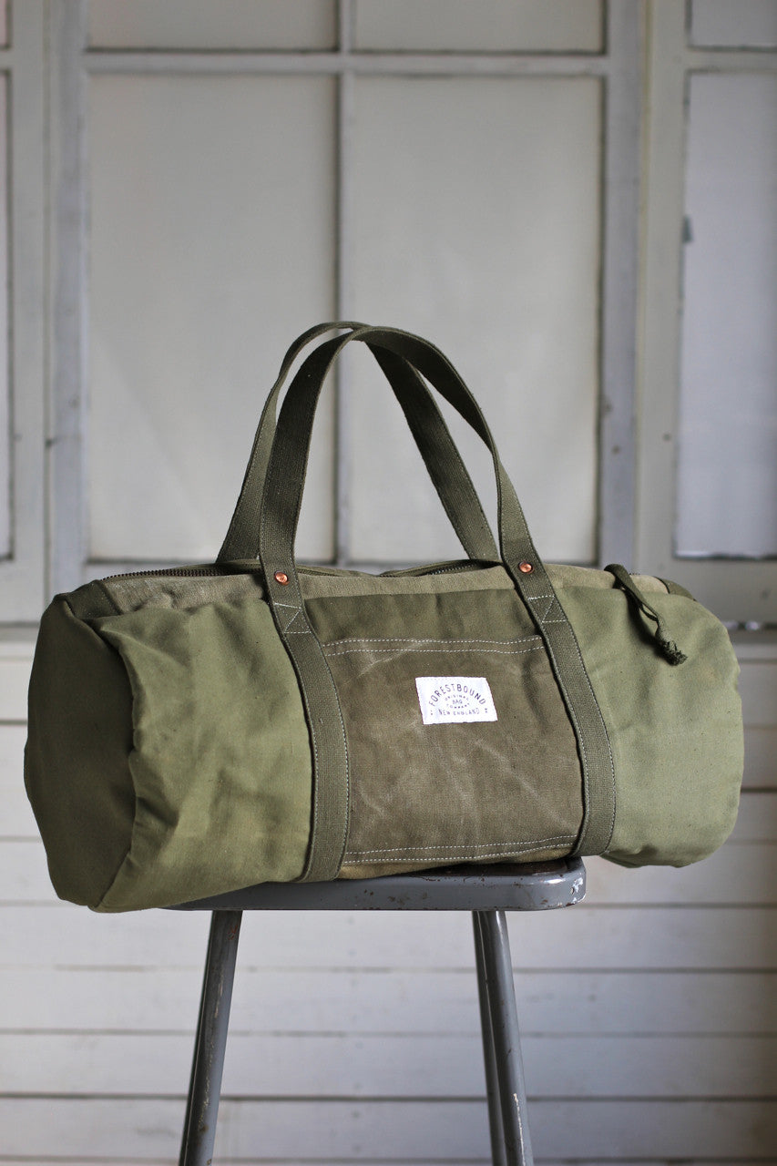 WWII era Canvas Duffle Bag
