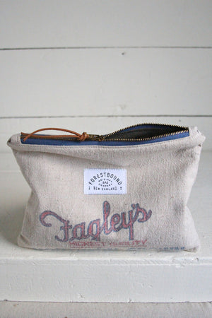 1950's era Feedsack Utility Pouch