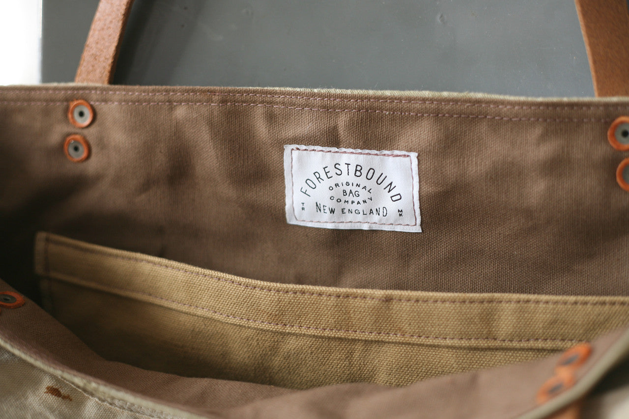 WWII era Canvas & Work Apron Tote Bag