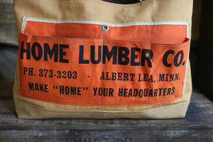 WWII era Canvas & 1950's Work Apron Carryall - SOLD