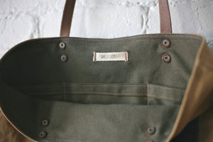WWII era Canvas Carryall - SOLD