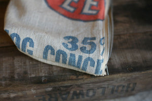 1940's era Cotton Feedsack Utility Pouch - SOLD
