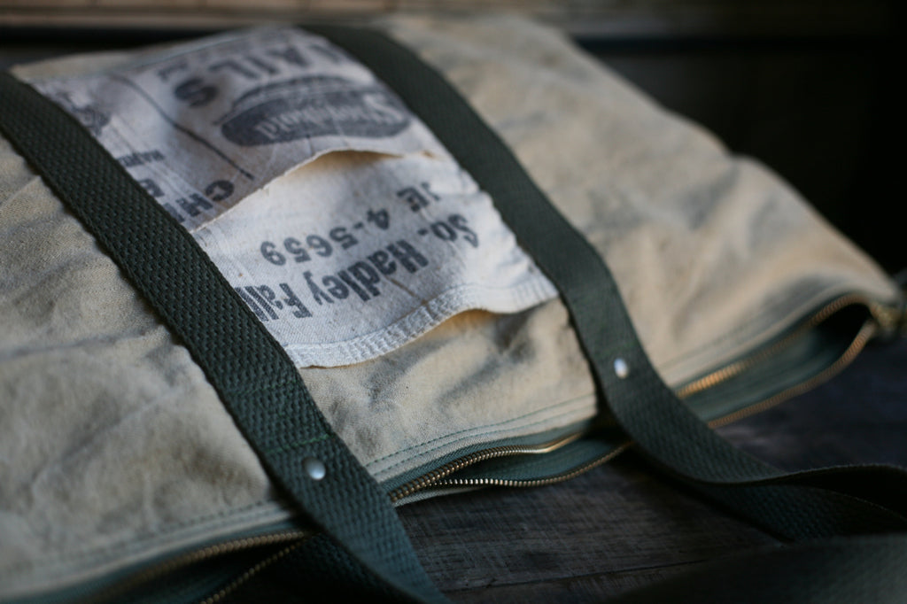 WWII era Canvas Weekend Bag - SOLD