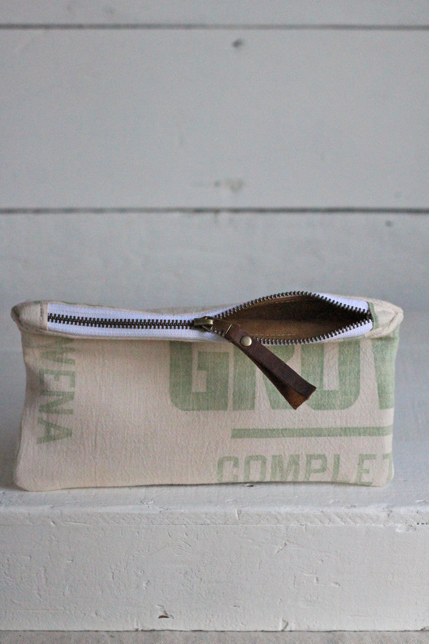 1950's era Feed Sack Utility Pouch