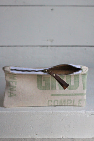 1950's era Feed Sack Utility Pouch
