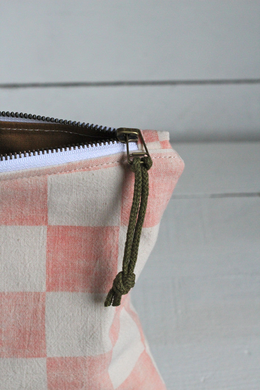 1950's era Farm Feedsack Utility Pouch