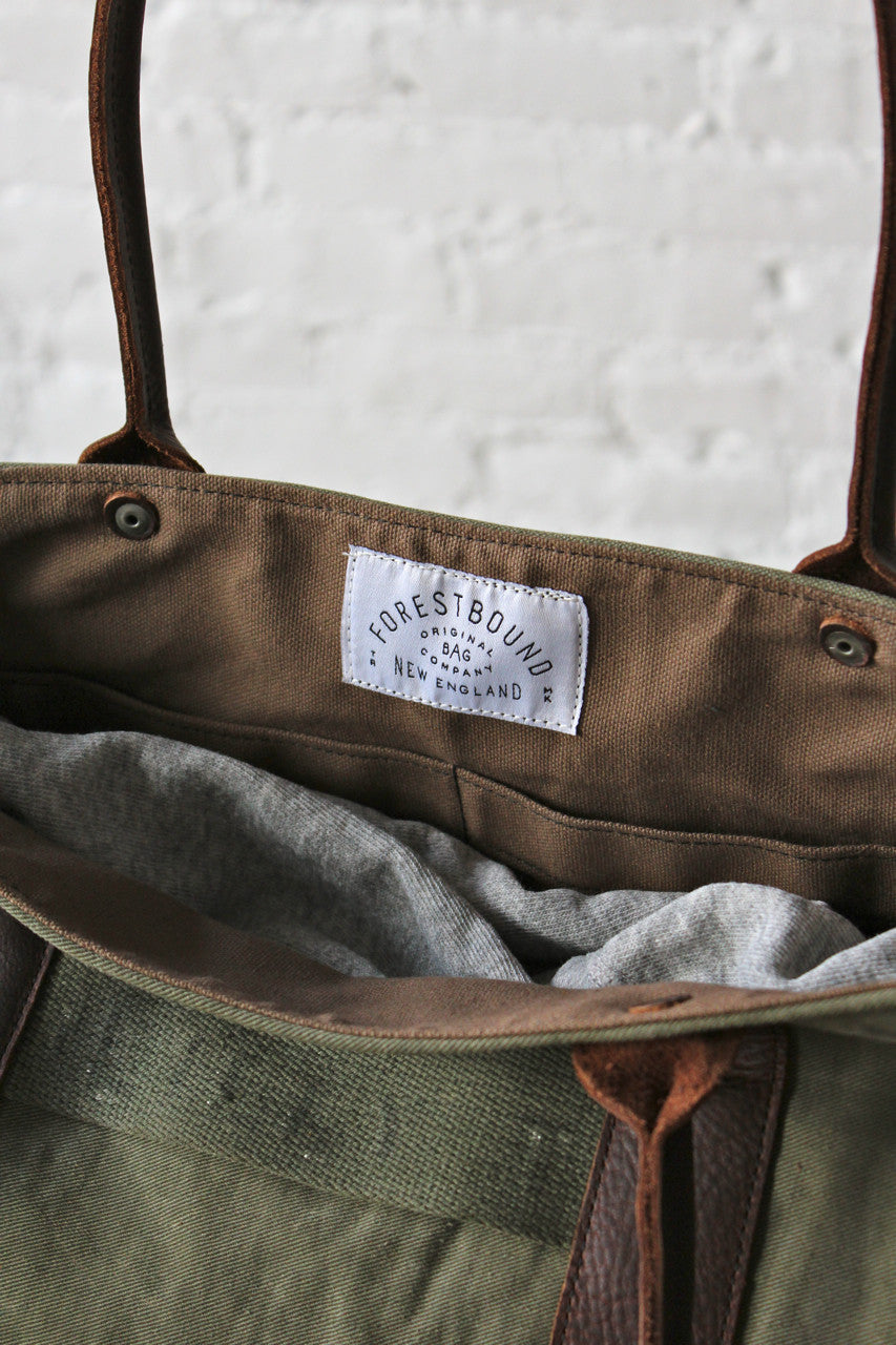 WWII era Military Canvas Carryall