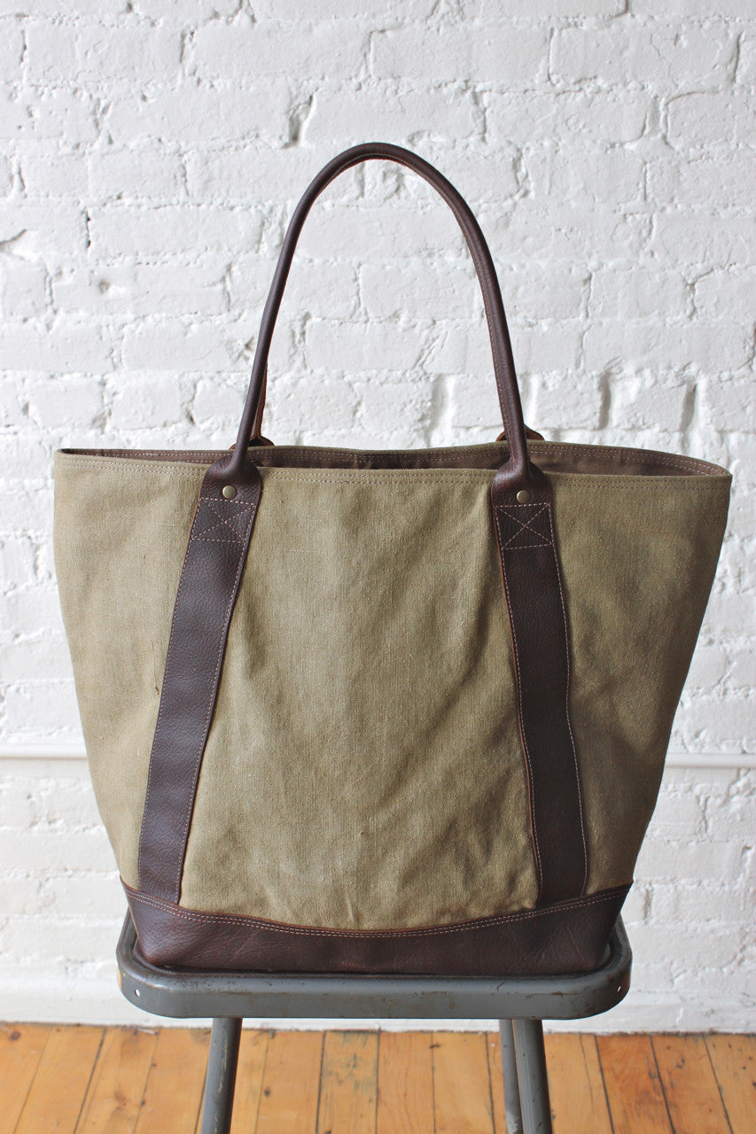 WWII era Canvas and Work Apron Carryall