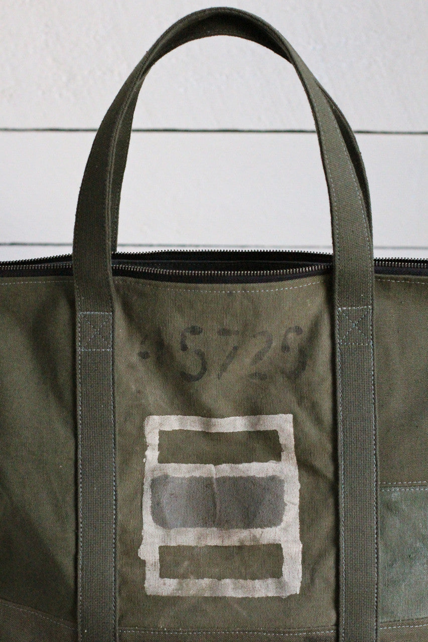 WWII era Canvas Travel Tote