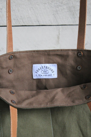 WWII era Military Canvas Pocket Tote