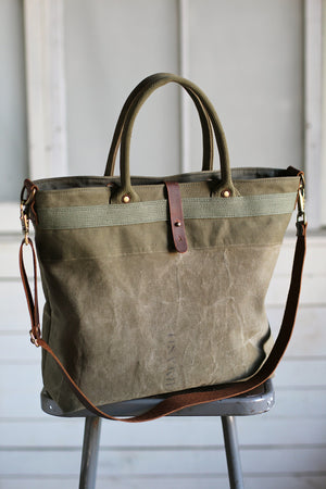 WWII era Canvas Carryall