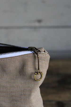 Deadstock Striped Canvas Utility Pouch
