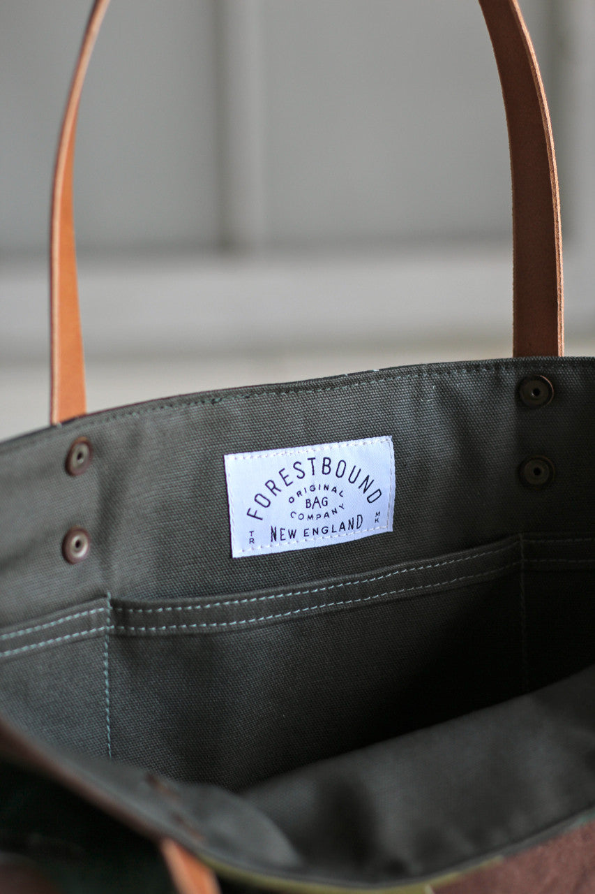 1950's era Jigsaw Pattern Camo Carryall