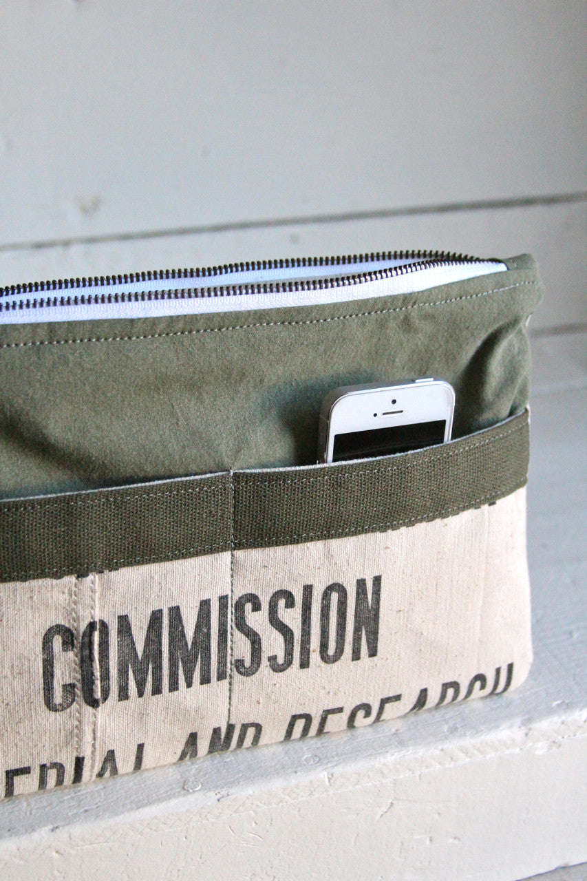1950's era Canvas Pocket Utility Pouch