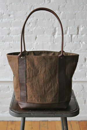 World War 1 era Canvas and Lumber Apron Carryall