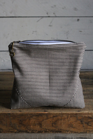 Deadstock Striped Canvas Utility Pouch