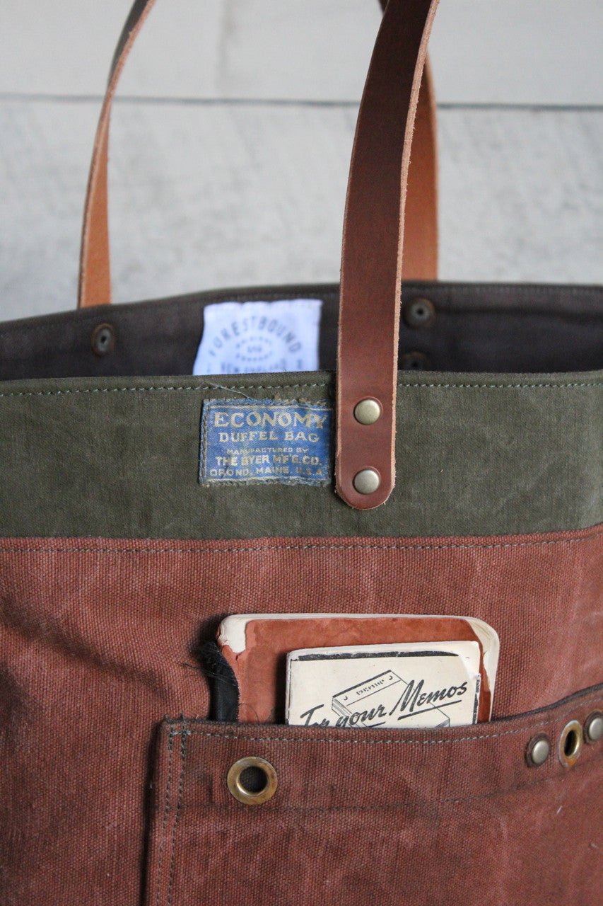 1930's era Dover, NH Canvas Tote Bag