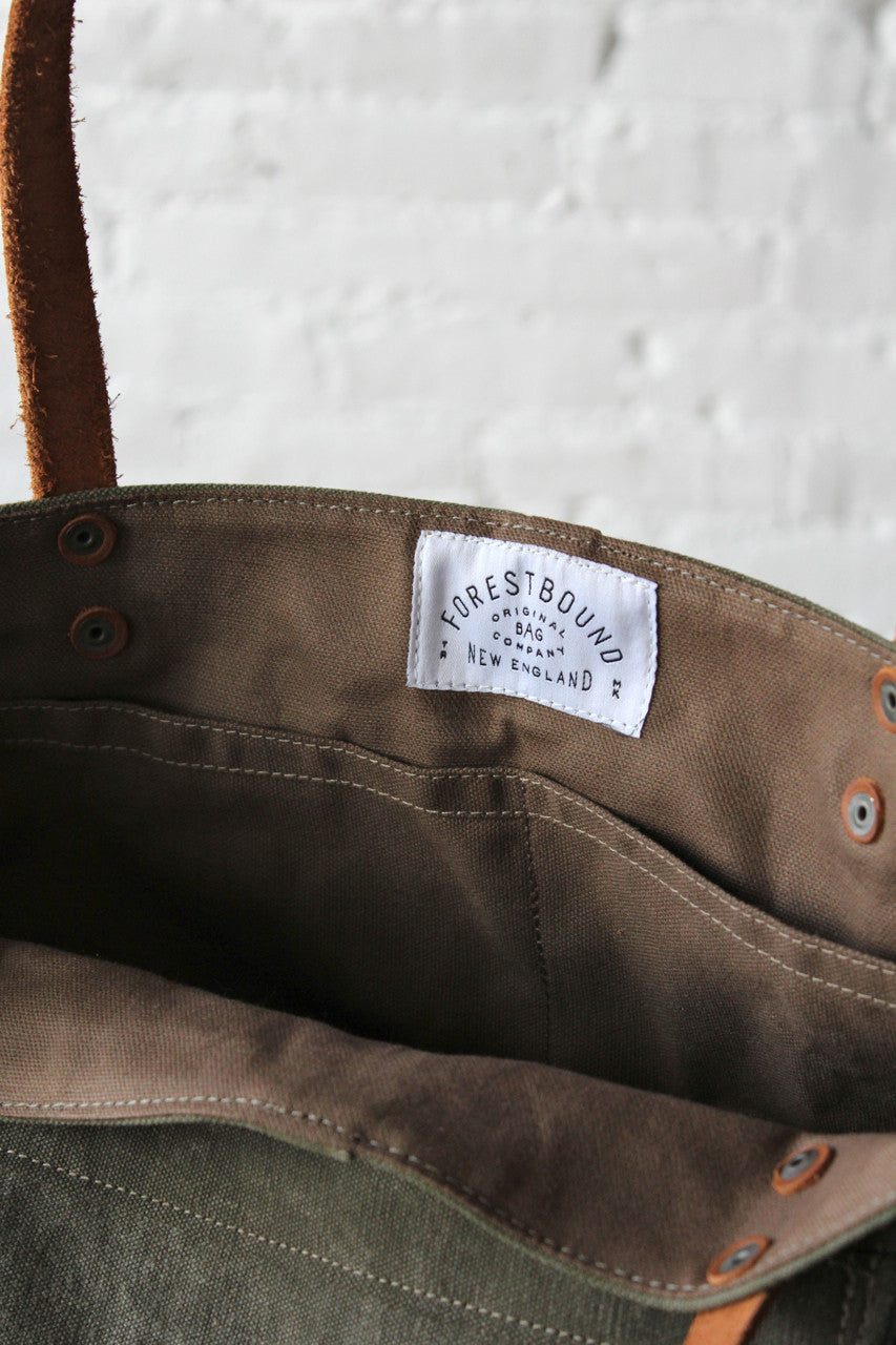 WWII era Military Canvas Pocket Tote