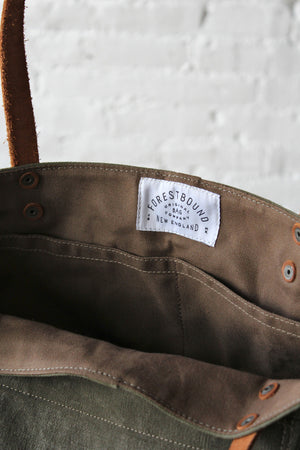 WWII era Military Canvas Pocket Tote