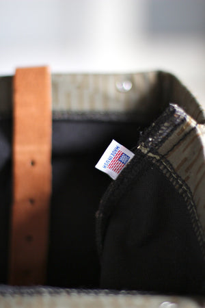 1950's era Rain Pattern Camo Utility Bag - SAMPLE