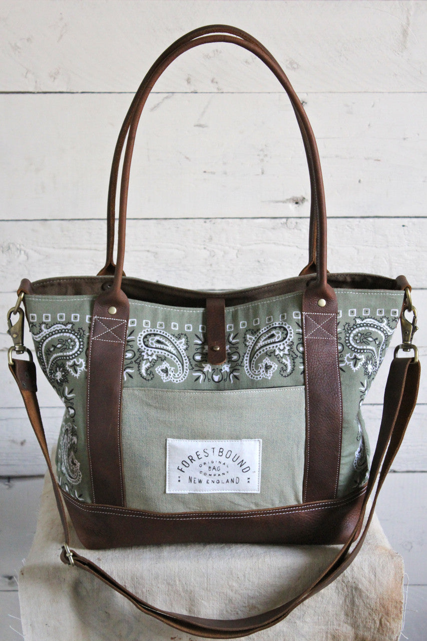 1950's era Bandana Weekend Bag
