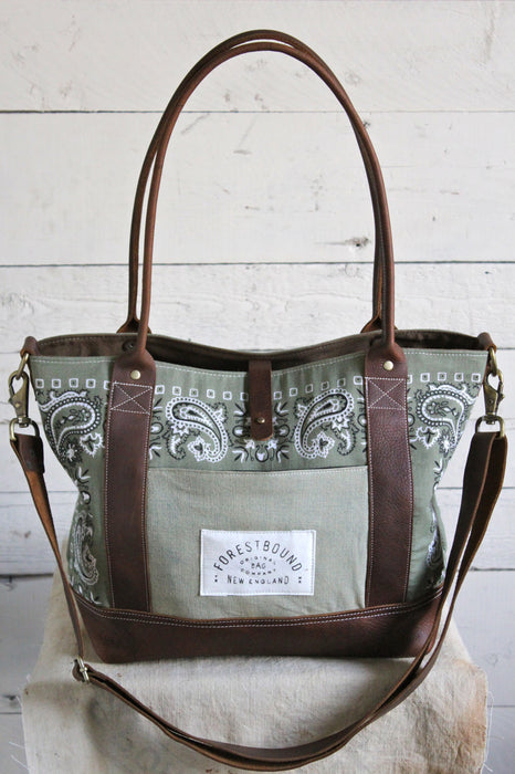 1950's era Bandana Weekend Bag