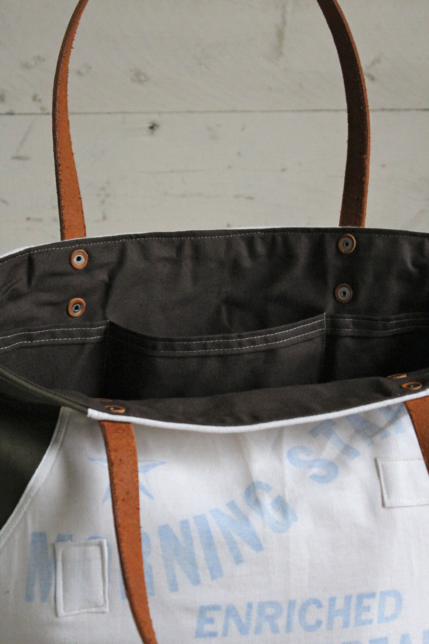 1940's era Canvas & Apron Tote Bag